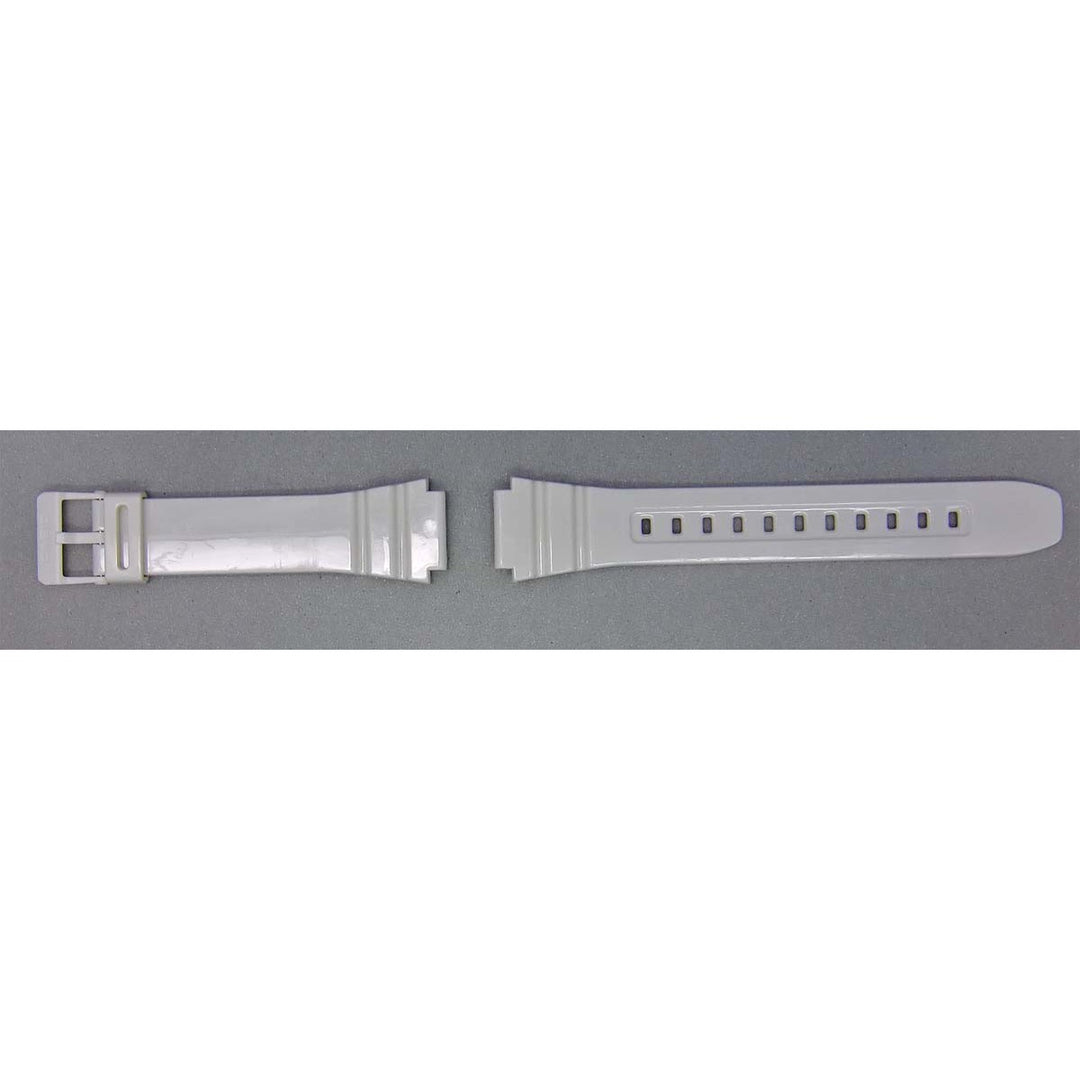Genuine Casio replacement watch strap for F-108WHC-7B, F-108WHC-7A, white colour, part number 10409328