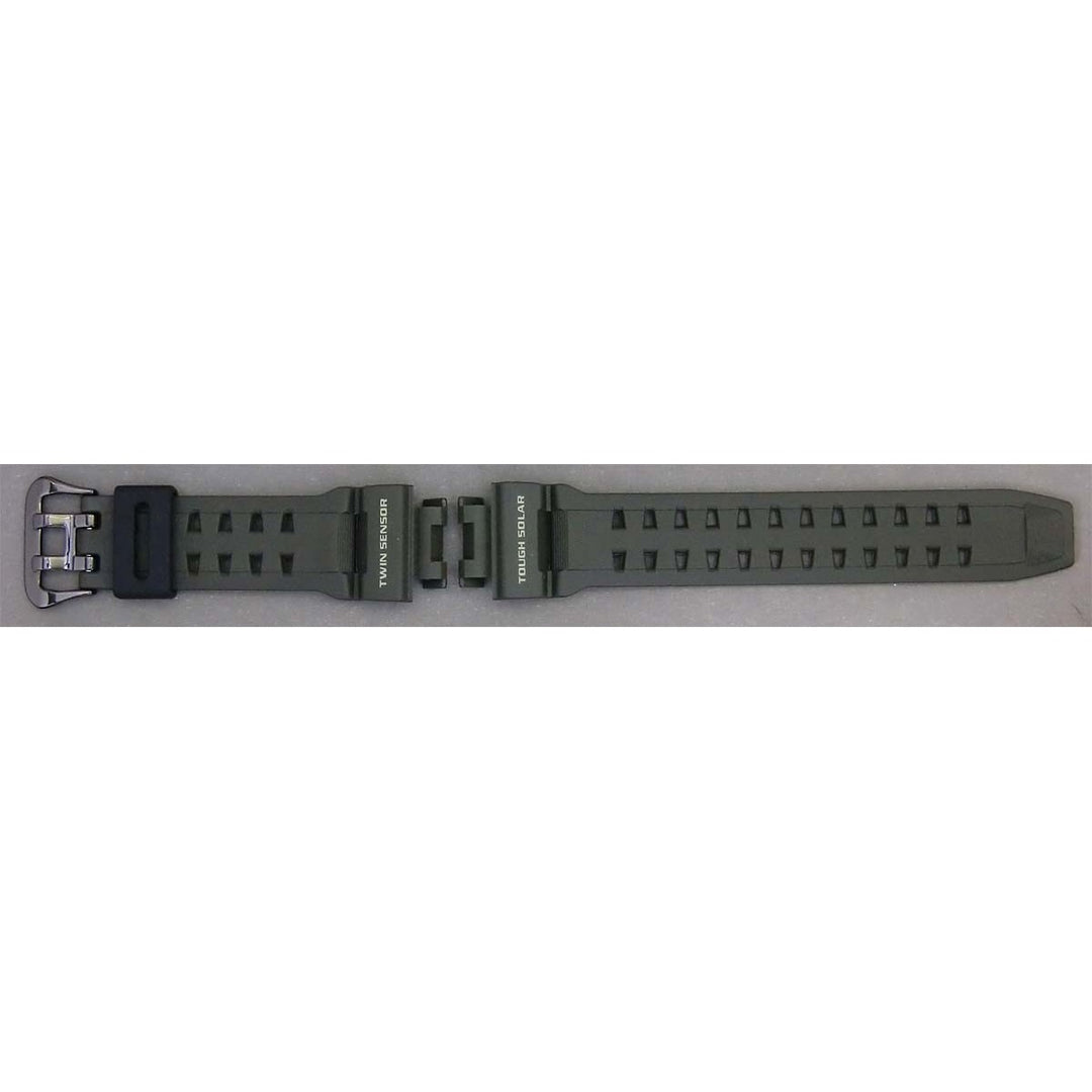 Genuine Casio replacement watch strap for G-9200ER-3, green colour, part number 10410569