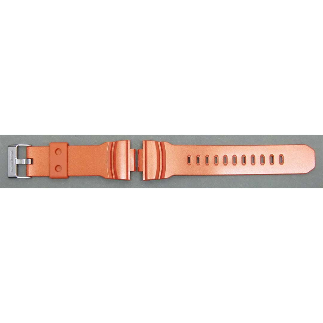 Genuine Casio replacement watch strap for GA-150A-4A, orange colour, part number 10412967