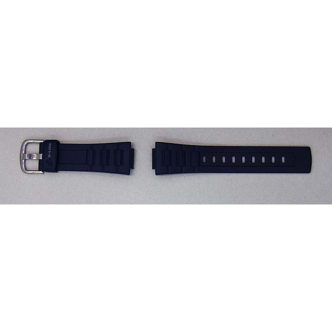 Genuine Casio replacement watch strap for BLX-102-2A, blue colour, part number 10413036