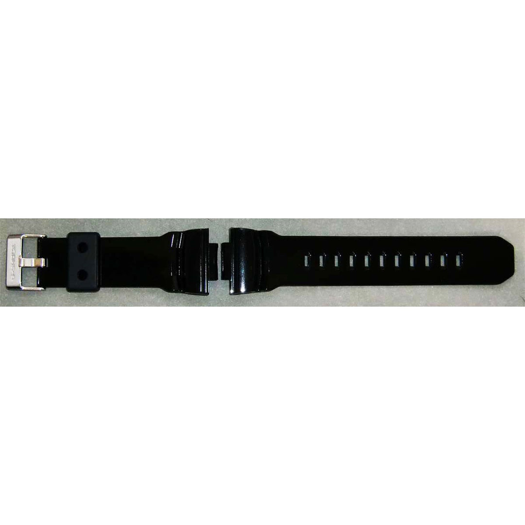 Genuine Casio replacement watch strap for GA-200RG-1A, GA-200BW-1A, GA-150BW-1A, black colour, part number 10414651