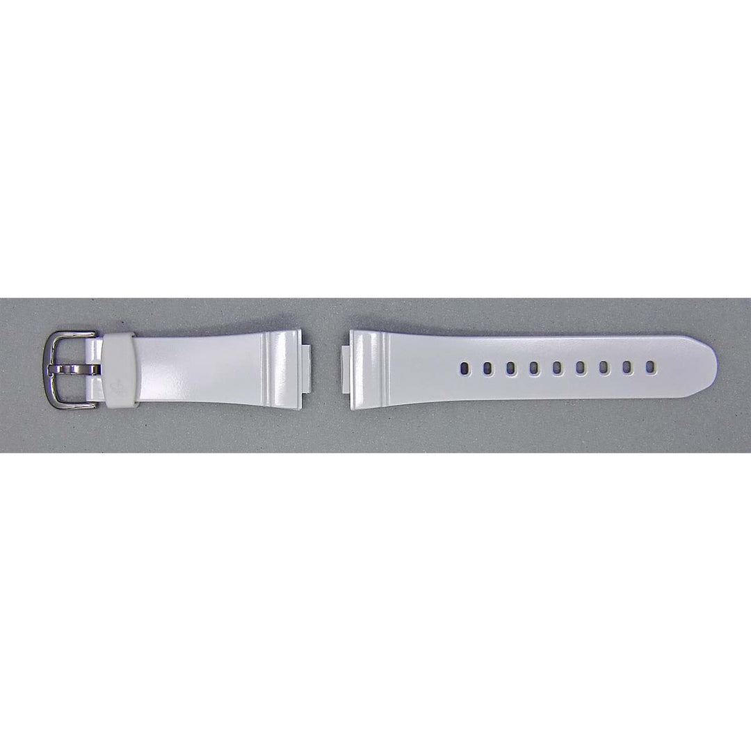 Genuine Casio replacement watch strap for BG-6903-7C, BG-6903-7B, BG-6903-7, BG-6900-7, white colour, part number 10427860