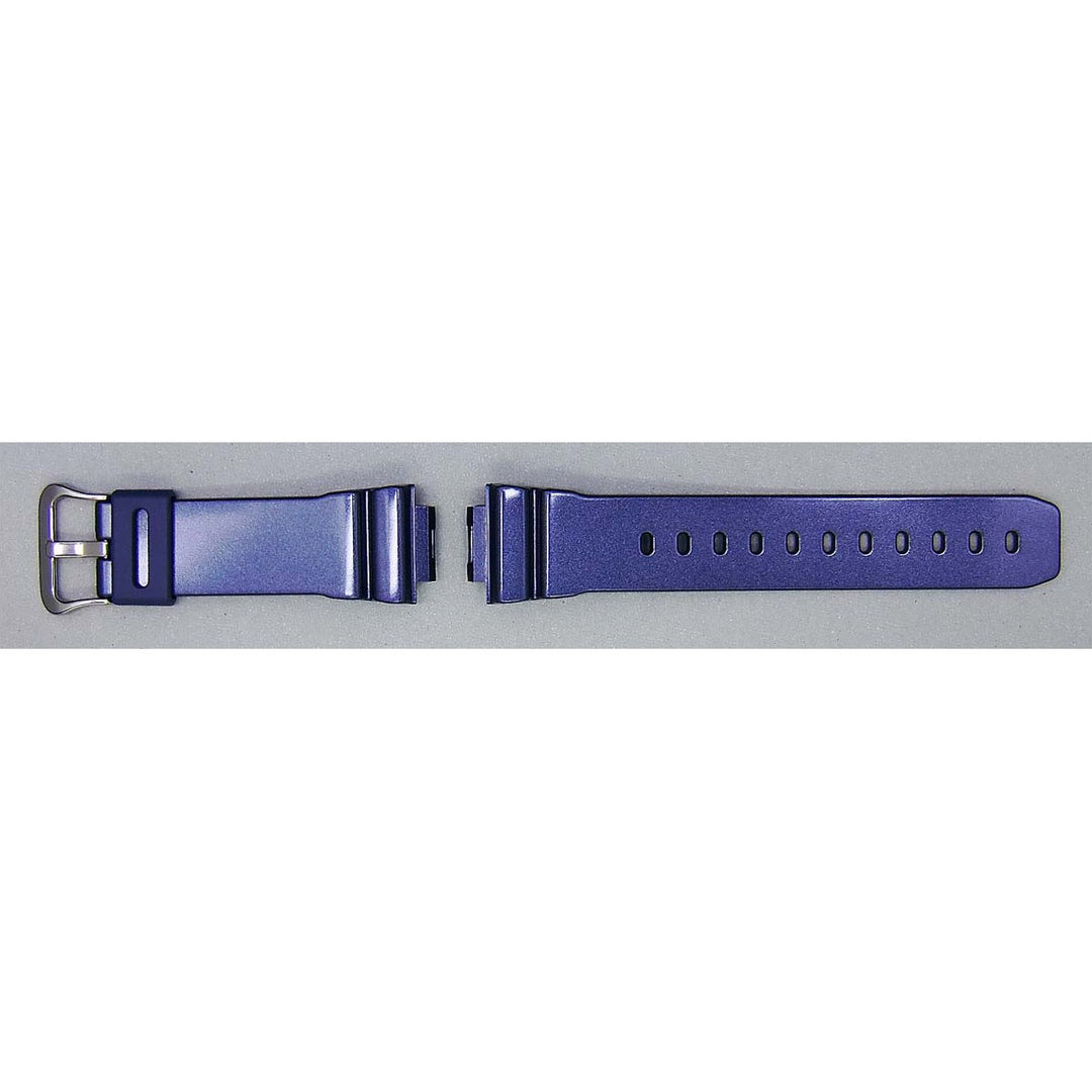 Genuine Casio replacement watch strap for DW-6900MF-2, blue colour, part number 10427909