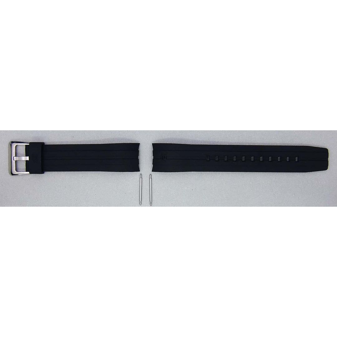 Genuine Casio replacement watch strap for EQS-A500RBP-1AV, EQS-A500B-1AV, black colour, part number 10428117
