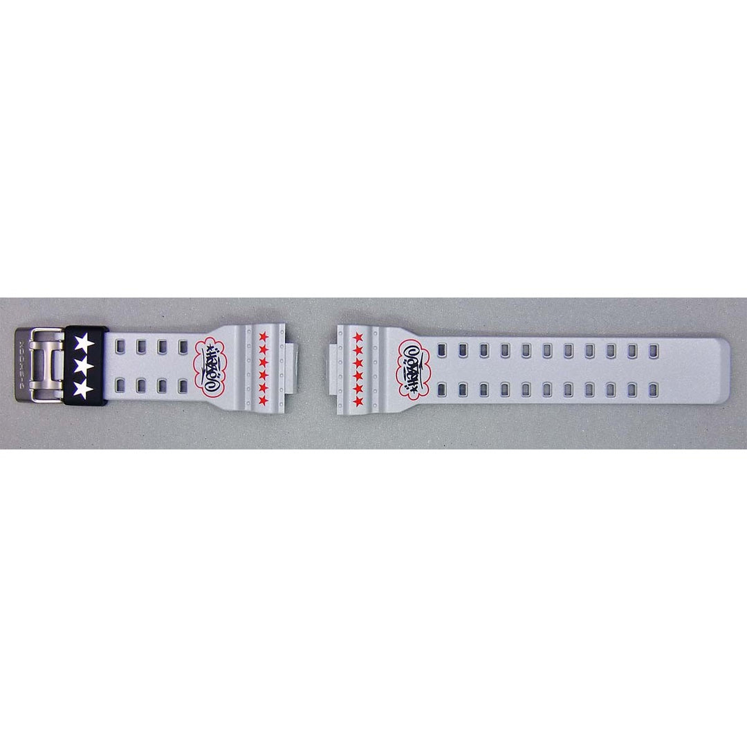 Genuine Casio replacement watch strap for GA-110EH-8A, white colour, part number 10429637