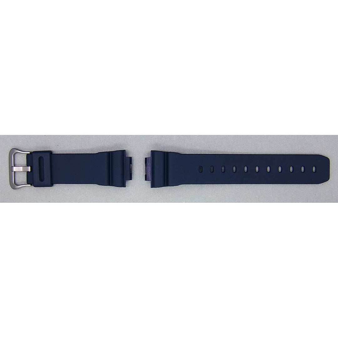 Genuine Casio replacement watch strap for G-5600NV-2, blue colour, part number 10430837
