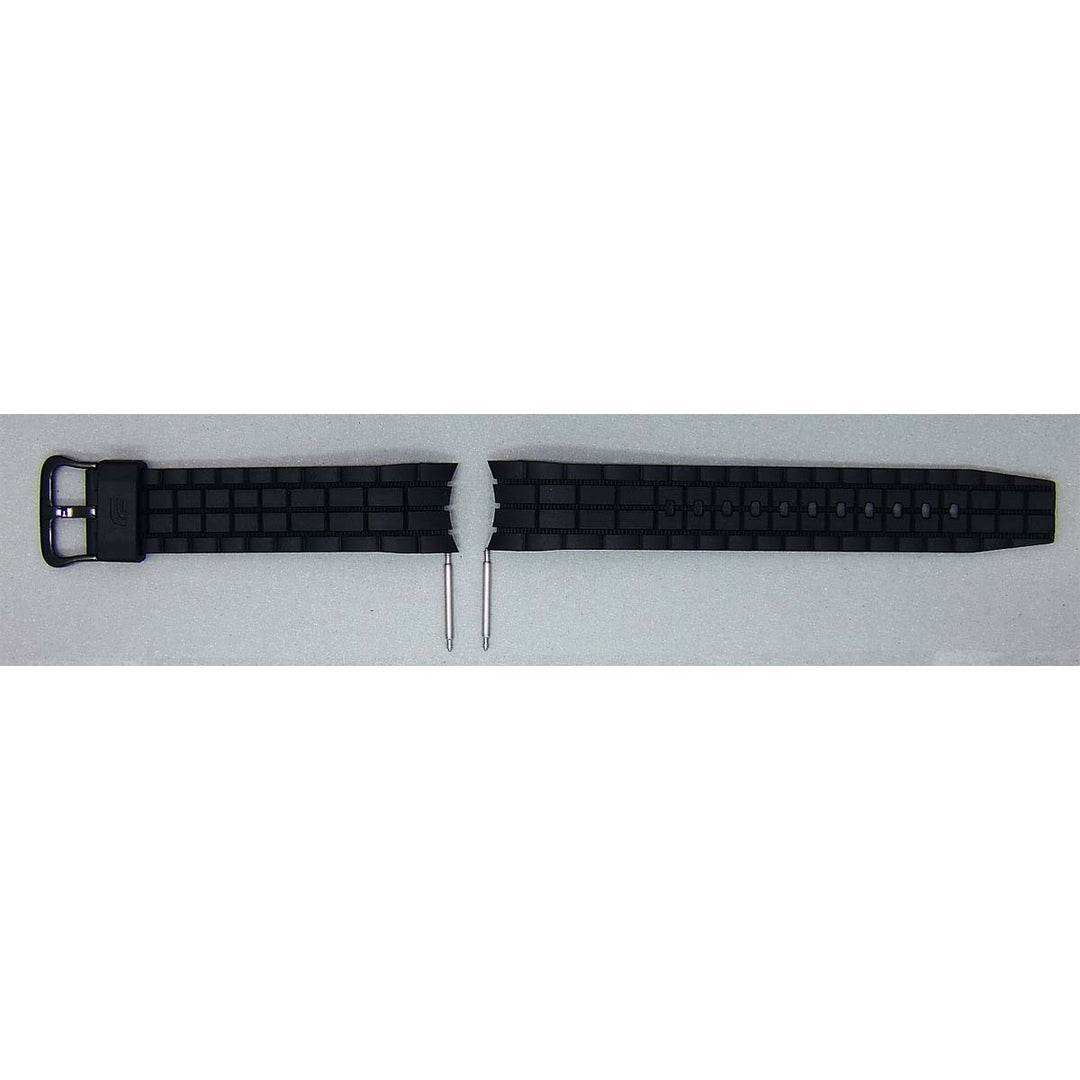 Genuine Casio replacement watch strap for EFR-523PB-1AV, black colour, part number 10431752
