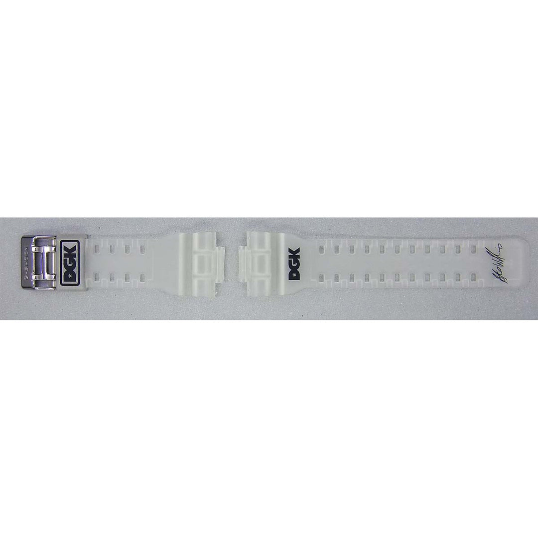 Genuine Casio replacement watch strap for G-8900DGK-7, clear colour, part number 10435609