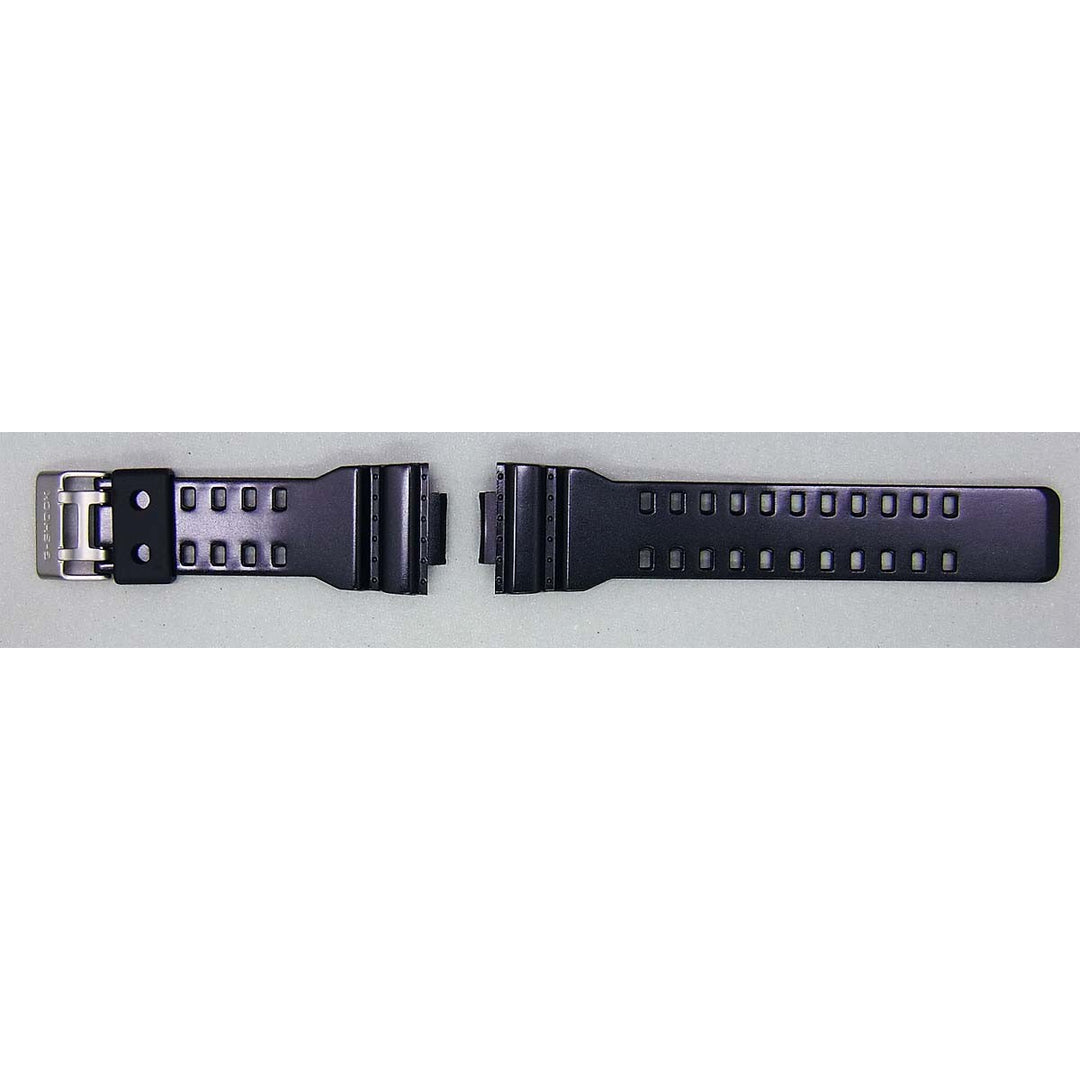 Genuine Casio replacement watch strap for GA-300A-1A, black colour, part number 10437069
