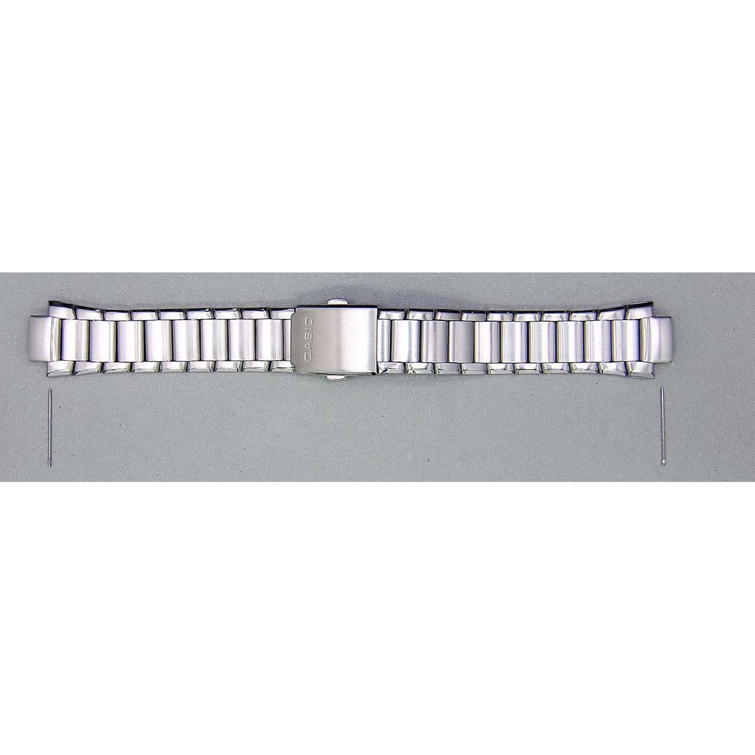 Genuine Casio replacement watch strap for EF-316D-4AV, EF-316D-2AV, EF-316D-1AV, silver colour, part number 10443573