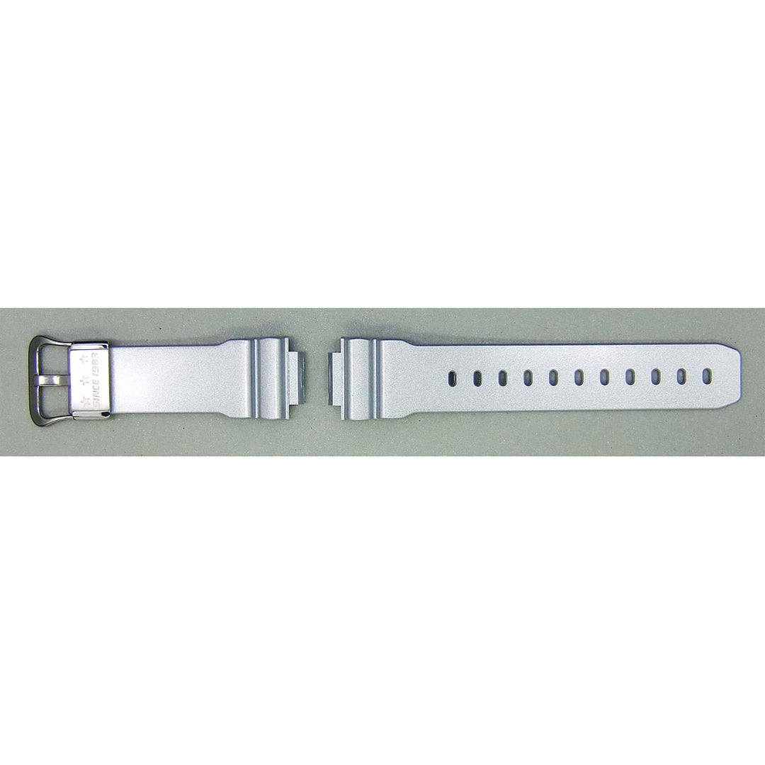 Genuine Casio replacement watch strap for DW-6930BS-8, silver colour, part number 10443899