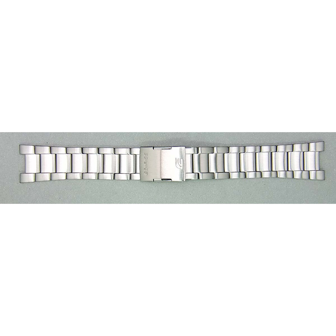 Genuine Casio replacement watch strap for EQW-A1200RB-1A, EQW-A1200DB-1A, silver colour, part number 10446275