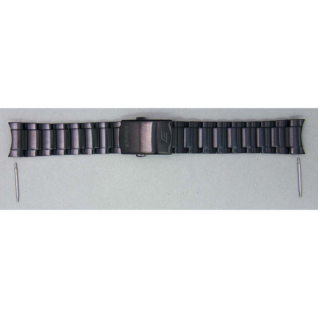 Genuine Casio replacement watch strap for EFR-534BK-1AV, black colour, part number 10460032