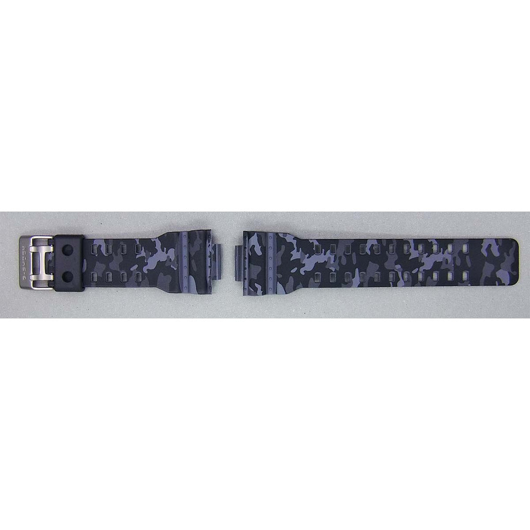 Genuine Casio replacement watch strap for GD-120CM-8, GA-100CM-8A, grey colour, part number 10466332