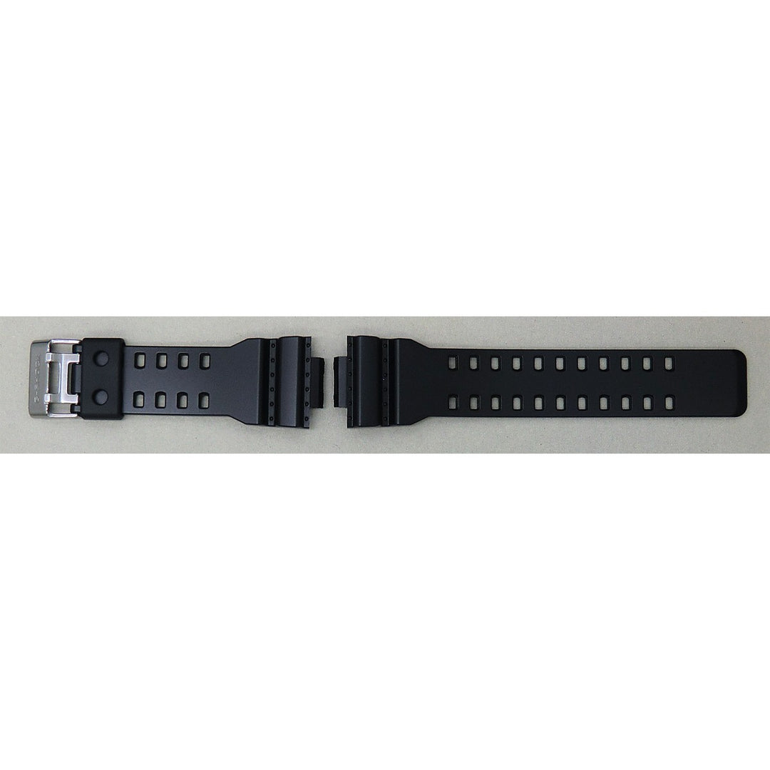 Genuine Casio replacement watch strap for GA-110LY-1A, GA-110CB-1A, GA-100LY-1A, GA-100CF-1A9, GA-100CF-1A, GA-100CB-1A, black colour, part number 10467763