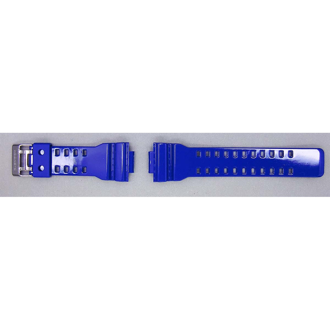 Genuine Casio replacement watch strap for GA-110BC-2A, blue colour, part number 10468157