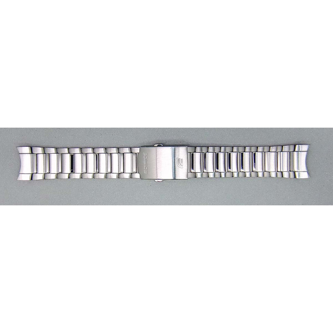 Genuine Casio replacement watch strap for EQW-T620RB-1A, EQW-T620DB-1A, silver colour, part number 10478004