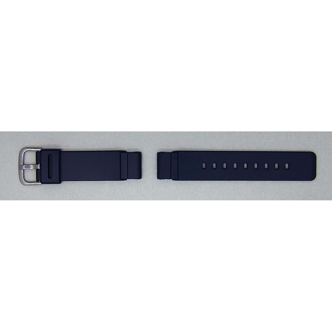 Genuine Casio replacement watch strap for BGA-180-2B, blue colour, part number 10479556