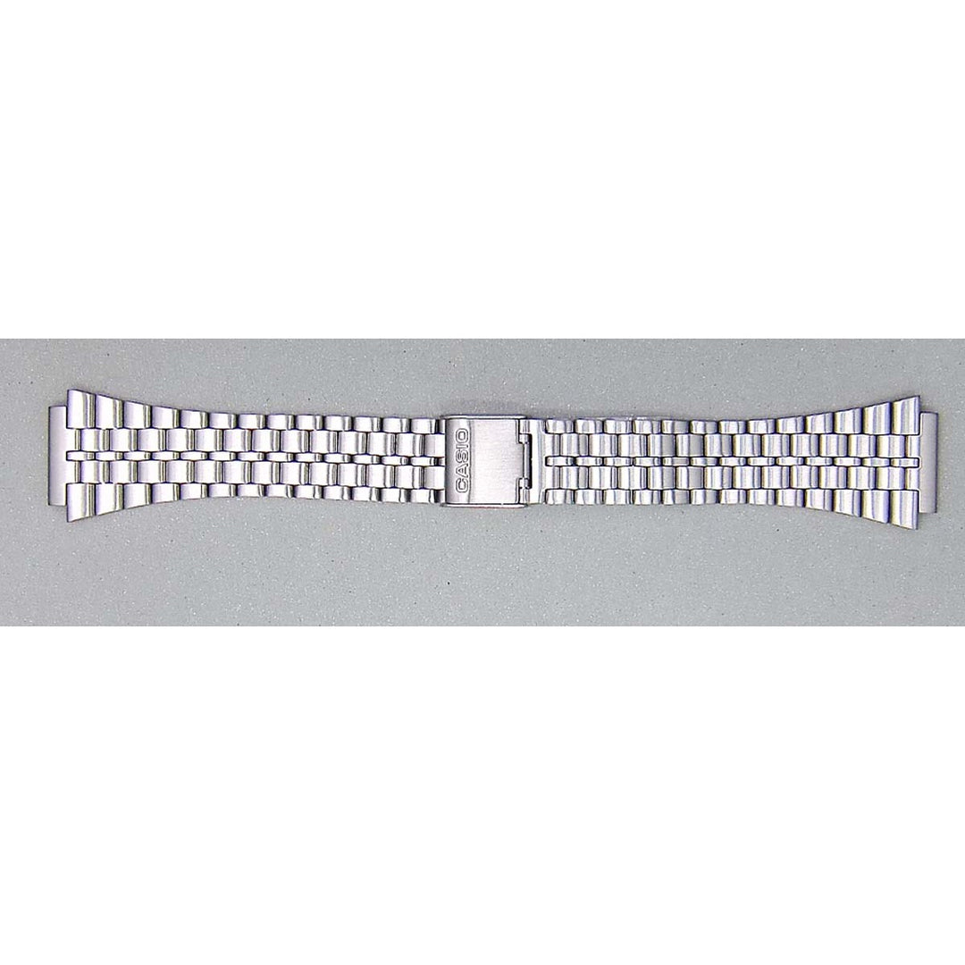 Genuine Casio replacement watch strap for A500WEA-7, A500WEA-1, silver colour, part number 10484919
