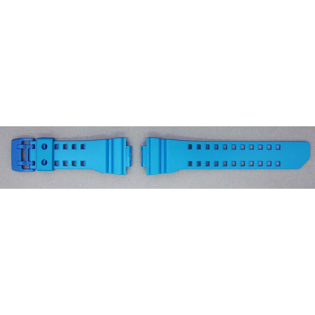 Genuine Casio replacement watch strap for GA-400A-2A, blue colour, part number 10491477