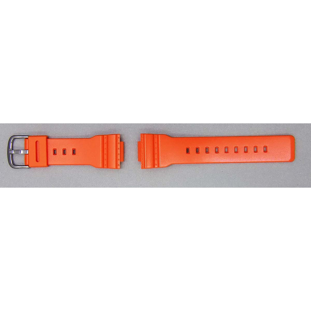 Genuine Casio replacement watch strap for BA-110SN-4A, orange colour, part number 10491871
