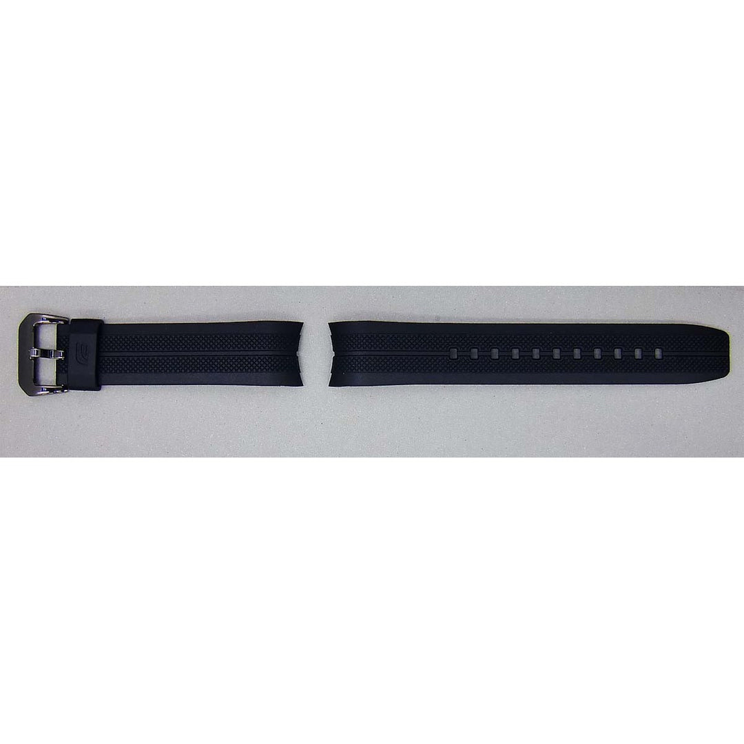 Genuine Casio replacement watch strap for EFR-543RBP-1A, black colour, part number 10493362