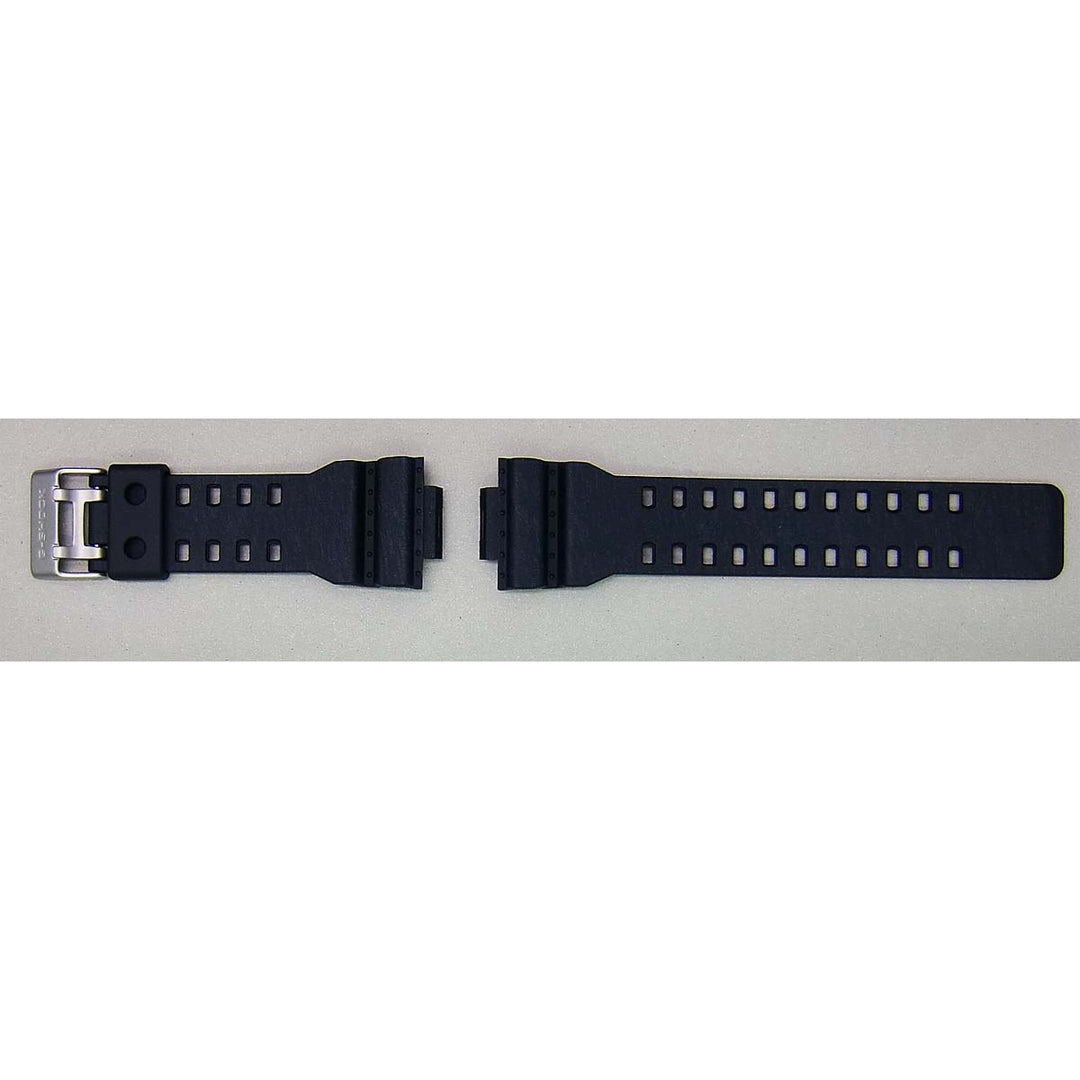 Genuine Casio replacement watch strap for GA-110HT-1A, black colour, part number 10504386