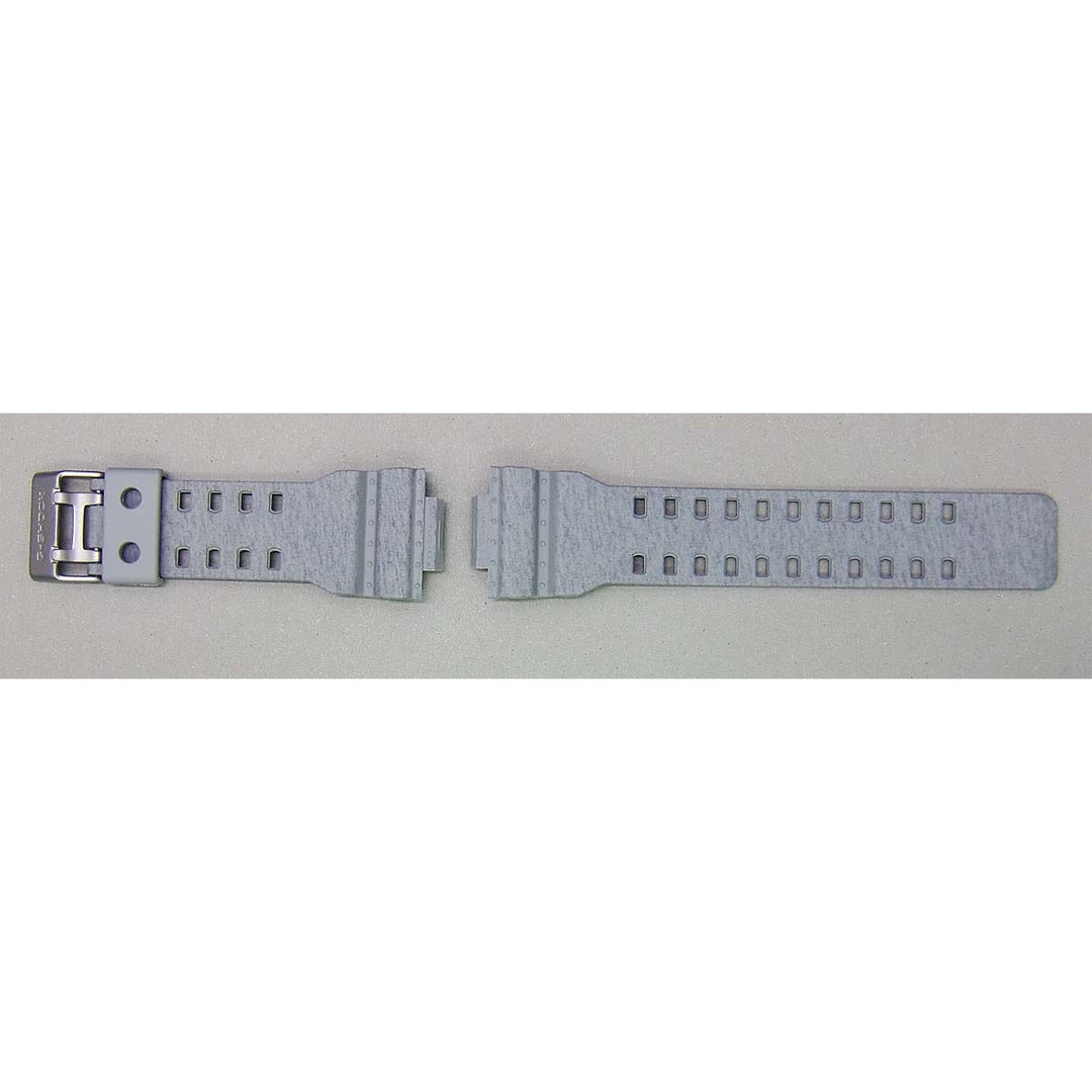 Genuine Casio replacement watch strap for GA-110HT-8A, grey colour, part number 10504393