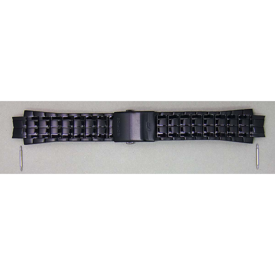 Genuine Casio replacement watch strap for EFR-549RBB-2A, black colour, part number 10506300