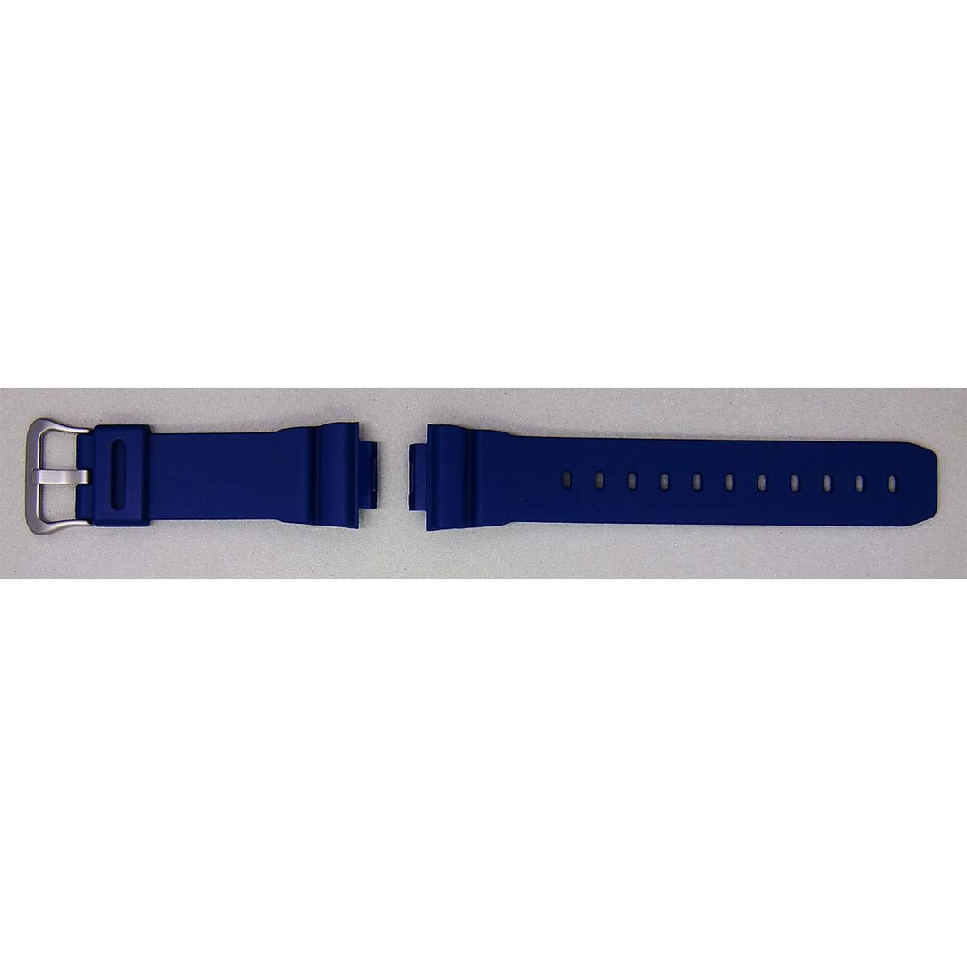 Genuine Casio replacement watch strap for DW-5600M-2, blue colour, part number 10512593