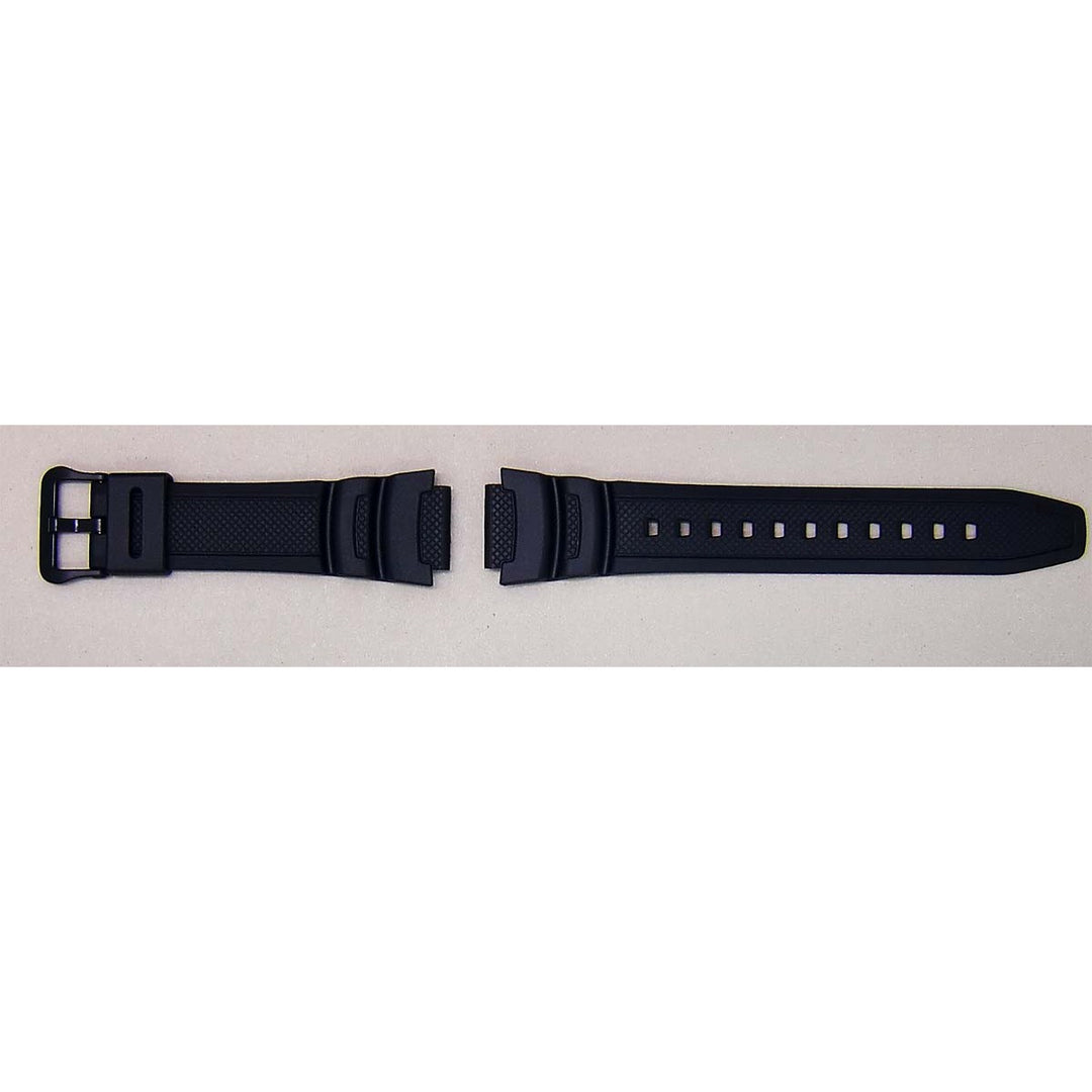 Genuine Casio replacement watch strap for AE-1000W-1BV, AE-1000W-1AV, AE-1000W-1A2V, black colour, part number 10517248