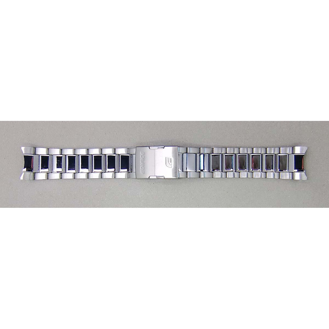 Genuine Casio replacement watch strap for EQB-600D-1A2, silver colour, part number 10522927