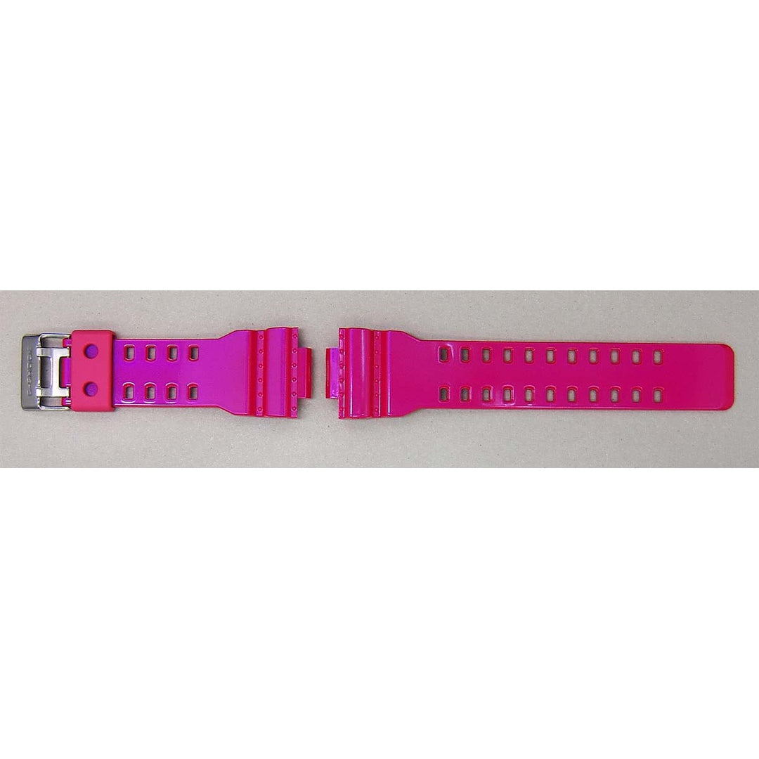 Genuine Casio replacement watch strap for GA-110MC-4A, pink colour, part number 10529057