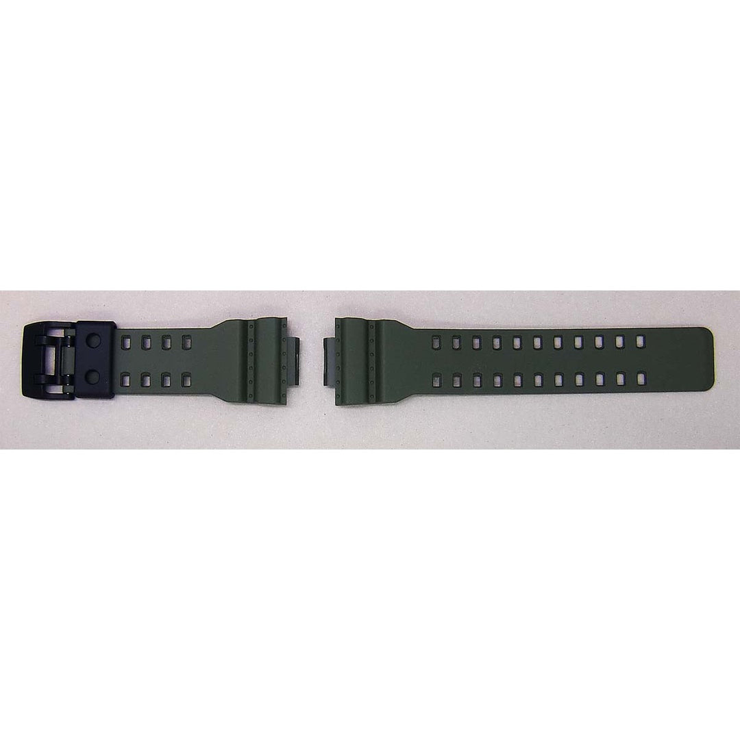 Genuine Casio replacement watch strap for GA-700UC-3A, green colour, part number 10549322