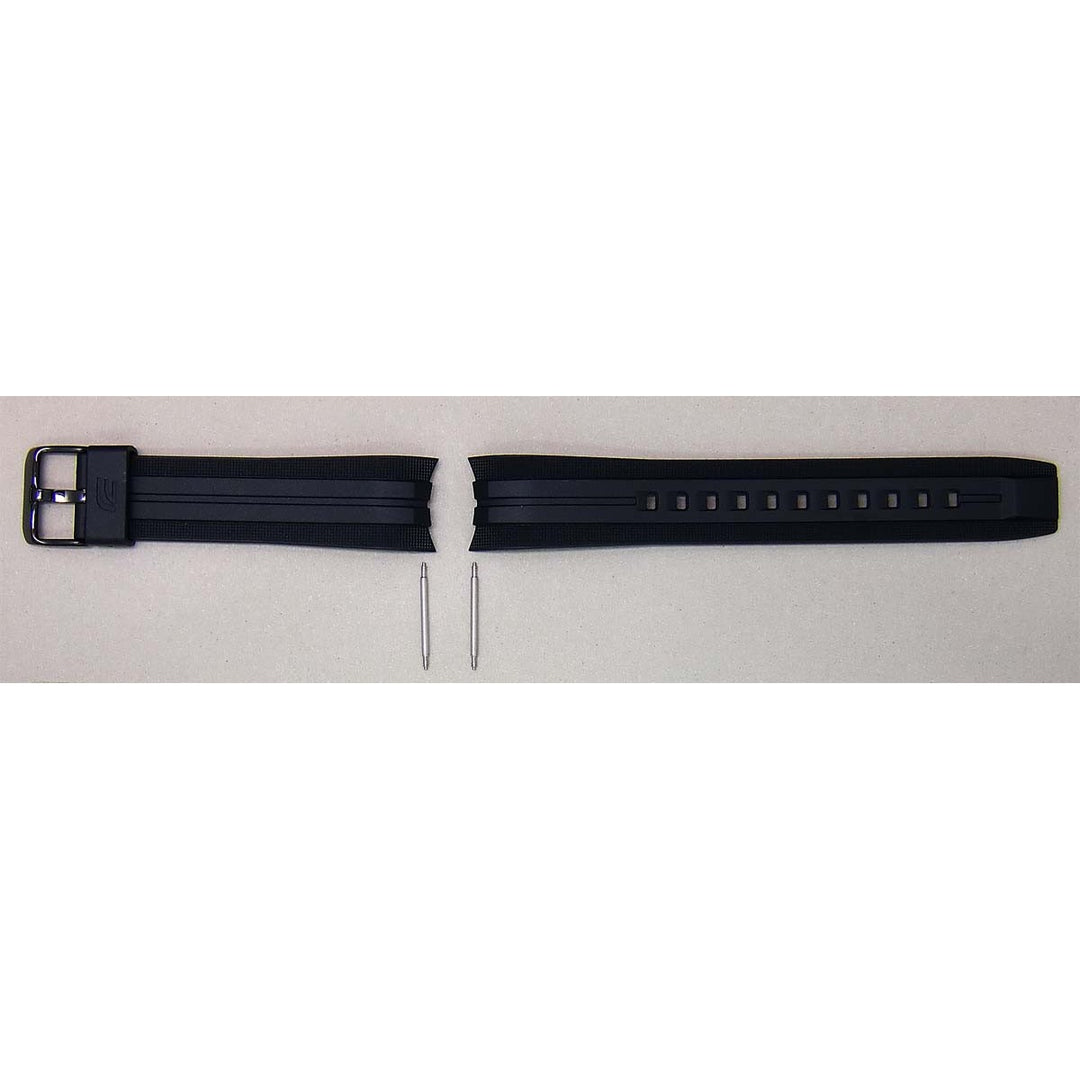 Genuine Casio replacement watch strap for EFR-558BP-1AVU, black colour, part number 10552305