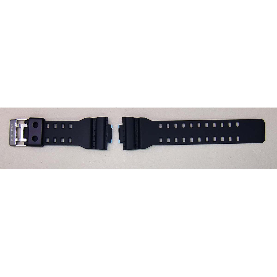 Genuine Casio replacement watch strap for GA-700PC-1A, GA-110PC-1A, black colour, part number 10553501