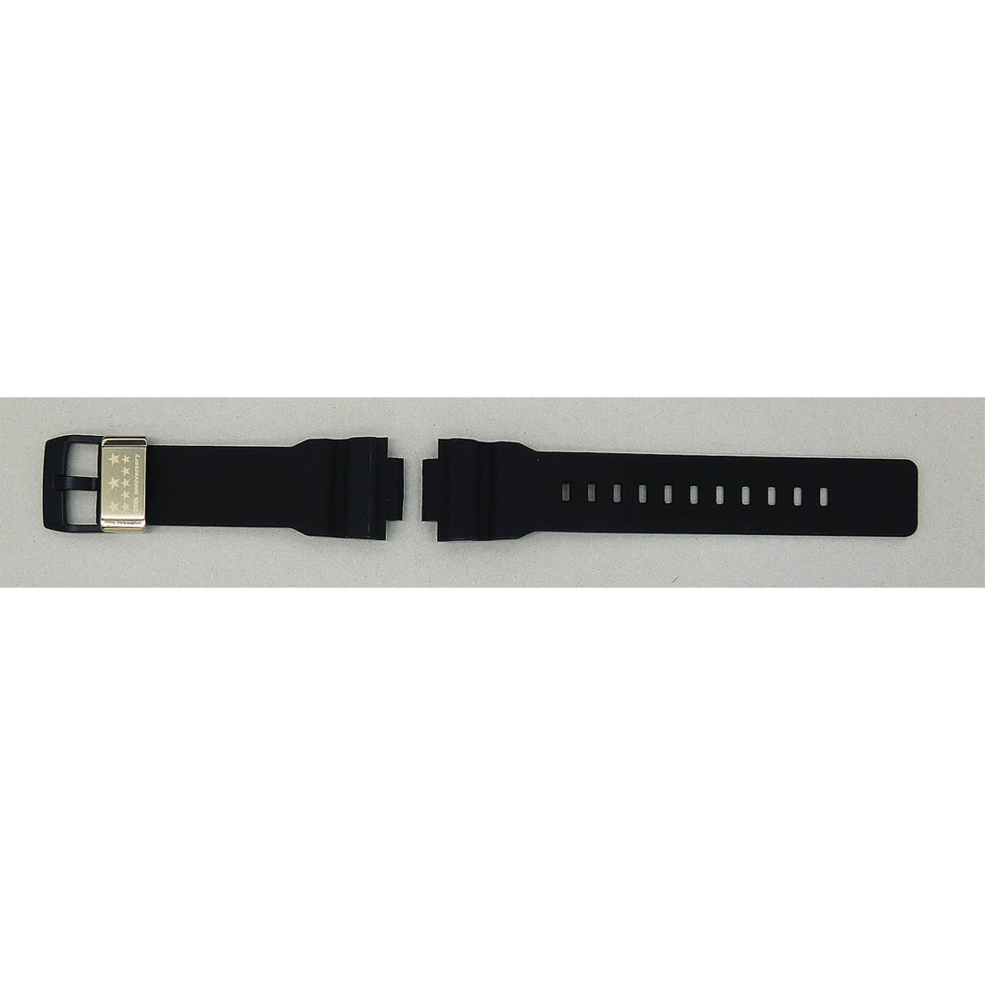 Genuine Casio replacement watch strap for GA-835A-1A, black colour, part number 10558349