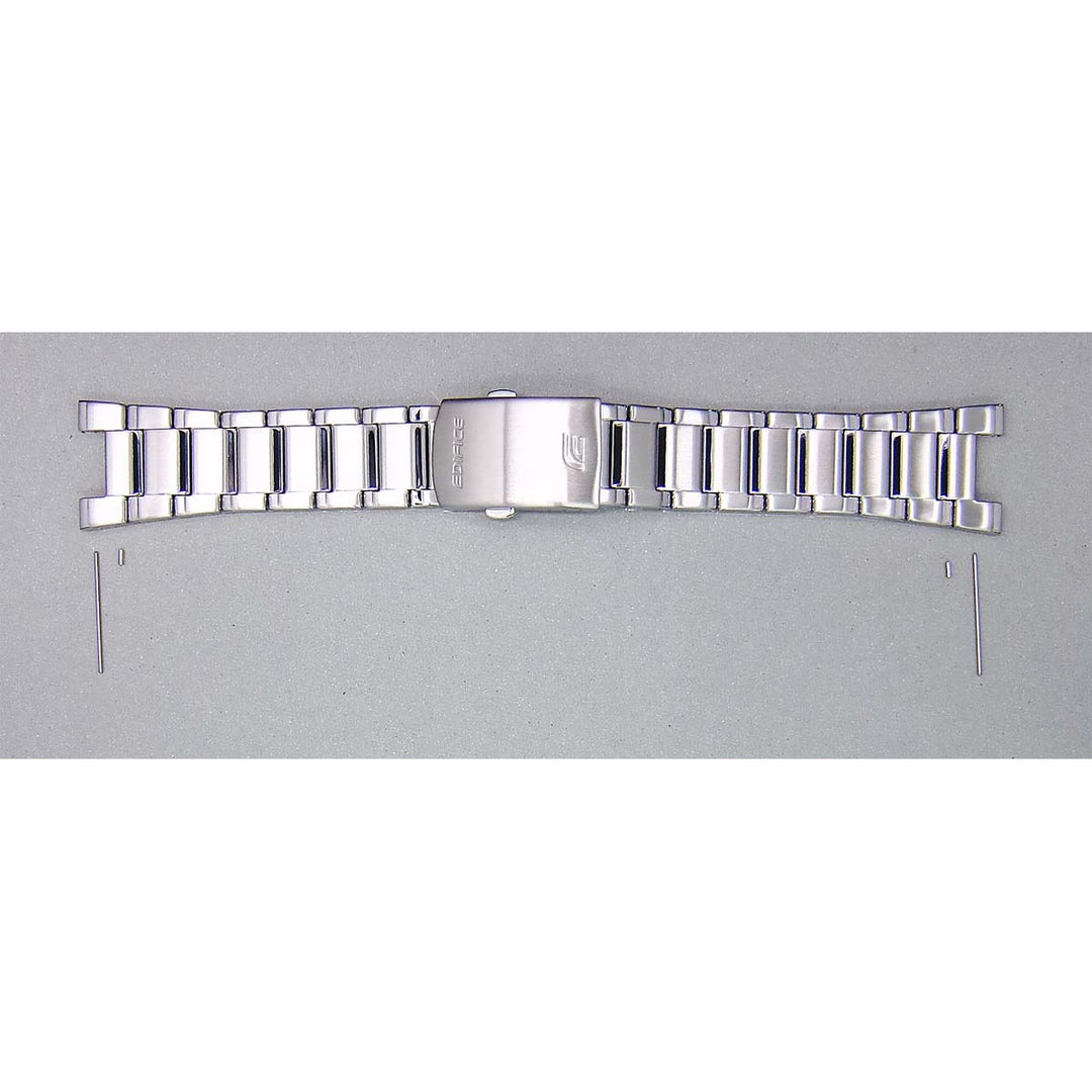 Genuine Casio replacement watch strap for EQS-800CDB-1AV, EQS-800BCD-2AV, silver colour, part number 10559428