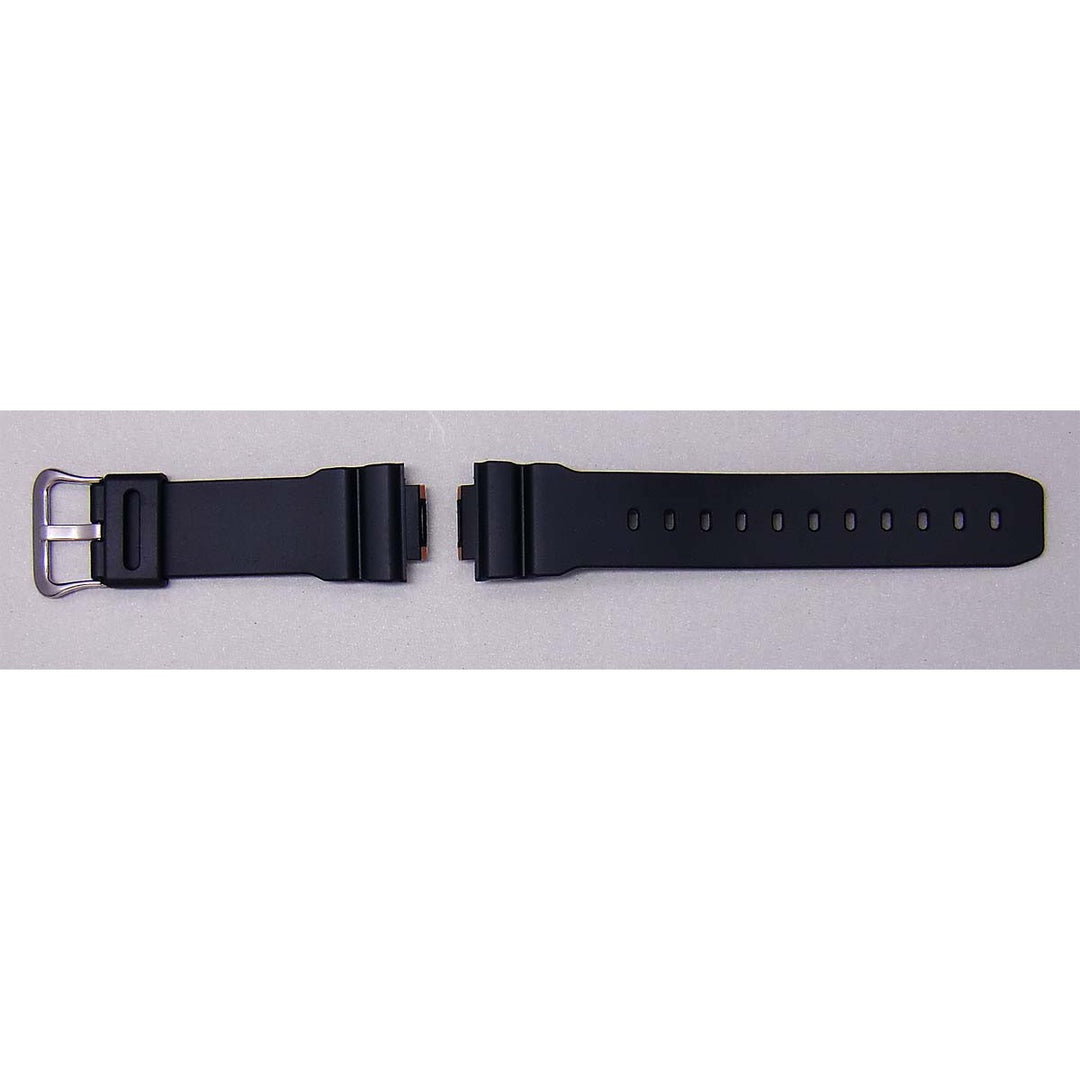 Genuine Casio replacement watch strap for DW-6900LU-1, black colour, part number 10563370