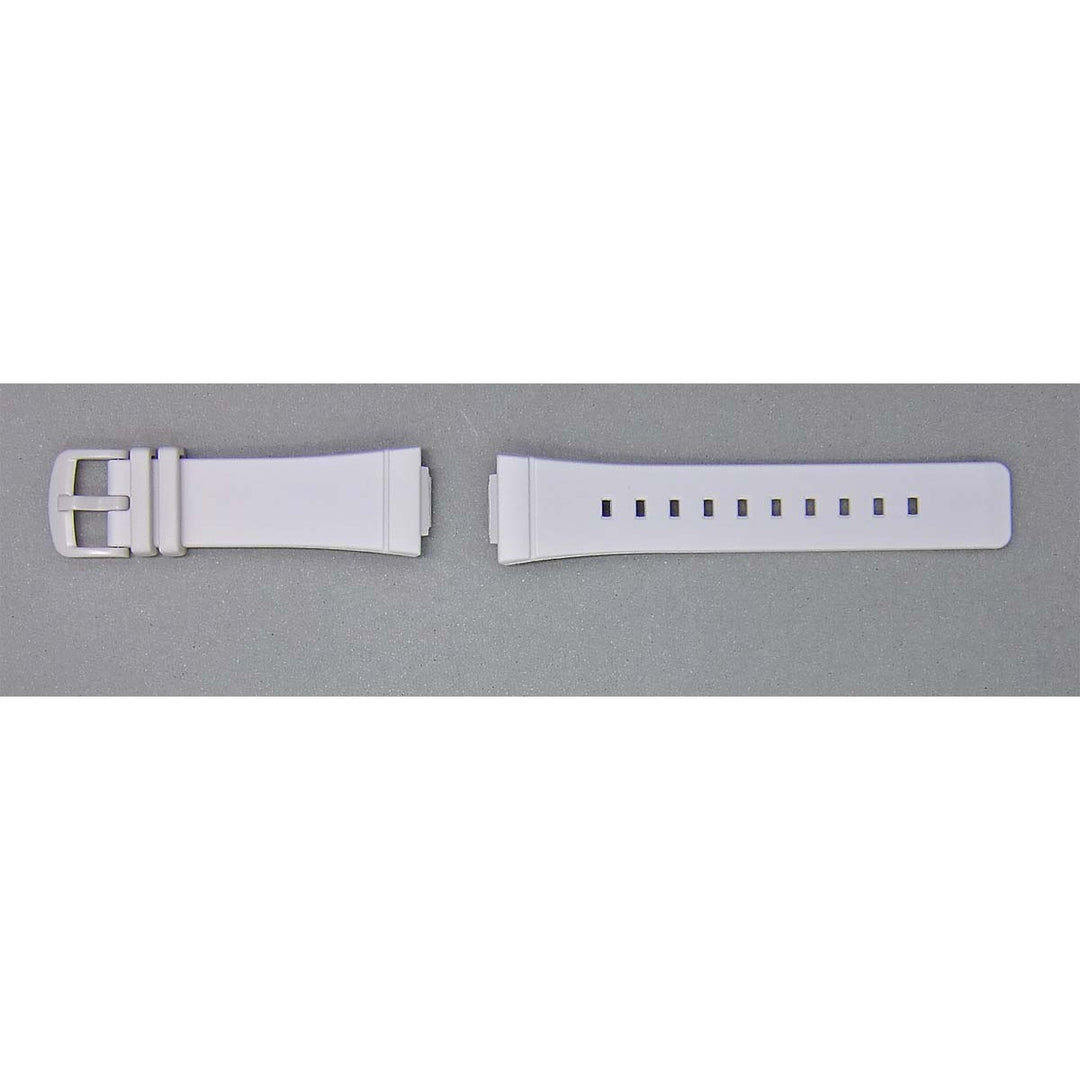 Genuine Casio replacement watch strap for BGA-250-7A2, BGA-250-7A1, white colour, part number 10564865