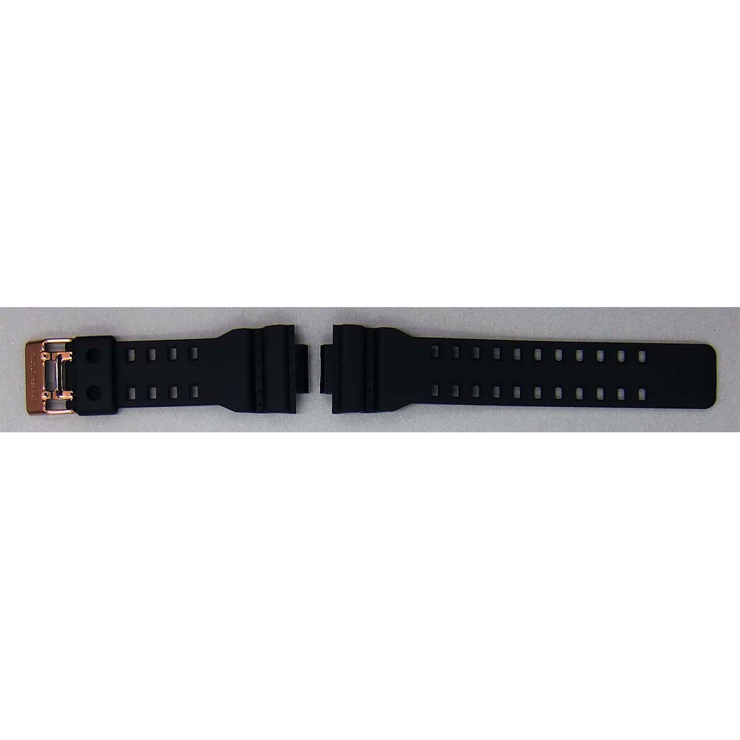 Genuine Casio replacement watch strap for GA-710B-1A4, black colour, part number 10566533