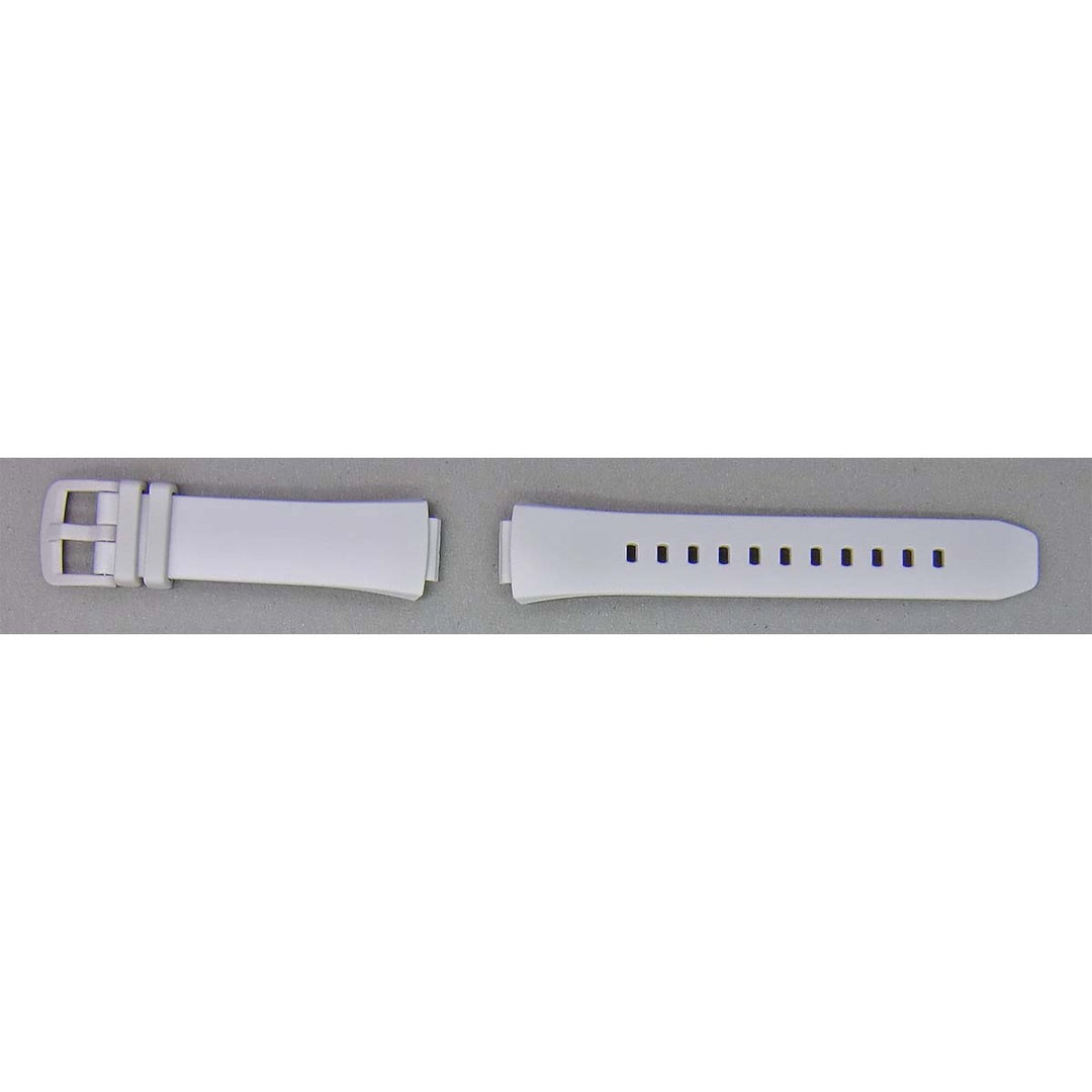 Genuine Casio replacement watch strap for BSA-B100-7A, white colour, part number 10573438