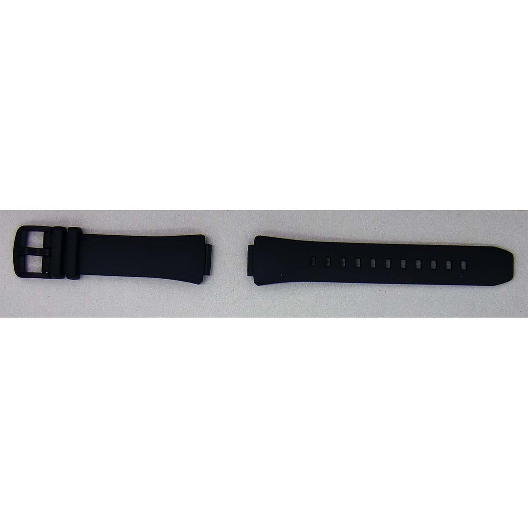 Genuine Casio replacement watch strap for BSA-B100-1A, black colour, part number 10573439