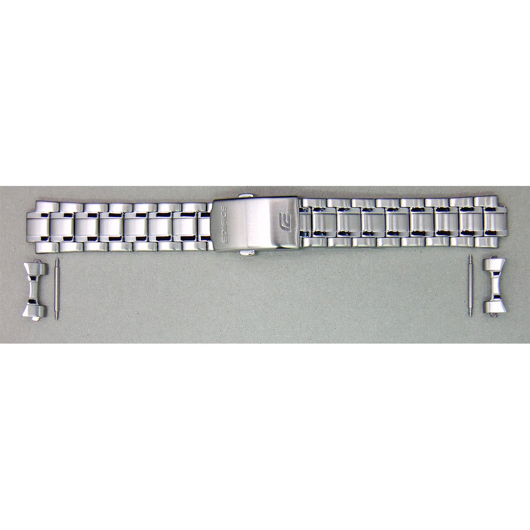 Genuine Casio replacement watch strap for EFV-580D-2AV, EFV-580D-1AV, silver colour, part number 10577264
