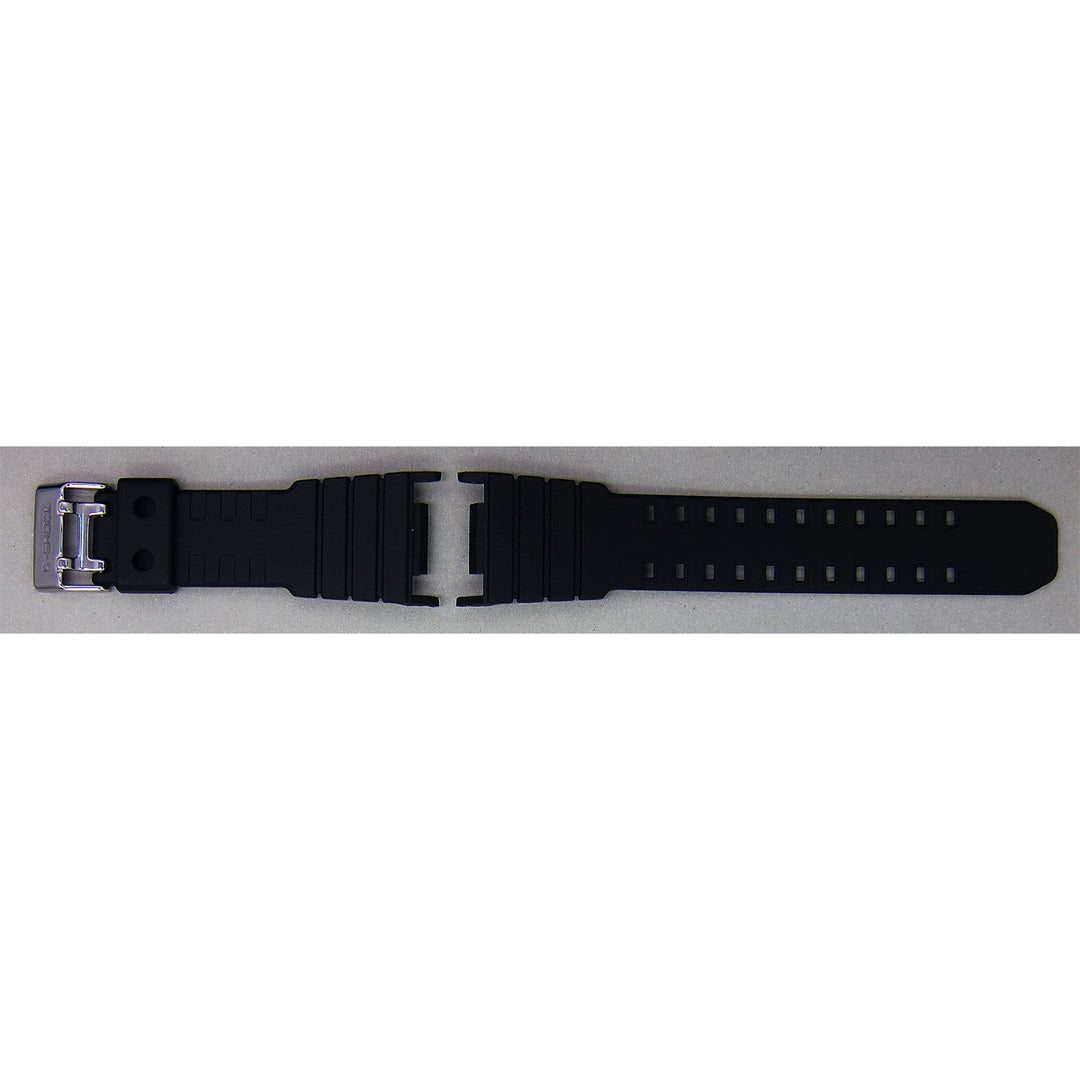 Genuine Casio replacement watch strap for DW-D5500BB-1, black colour, part number 10577415