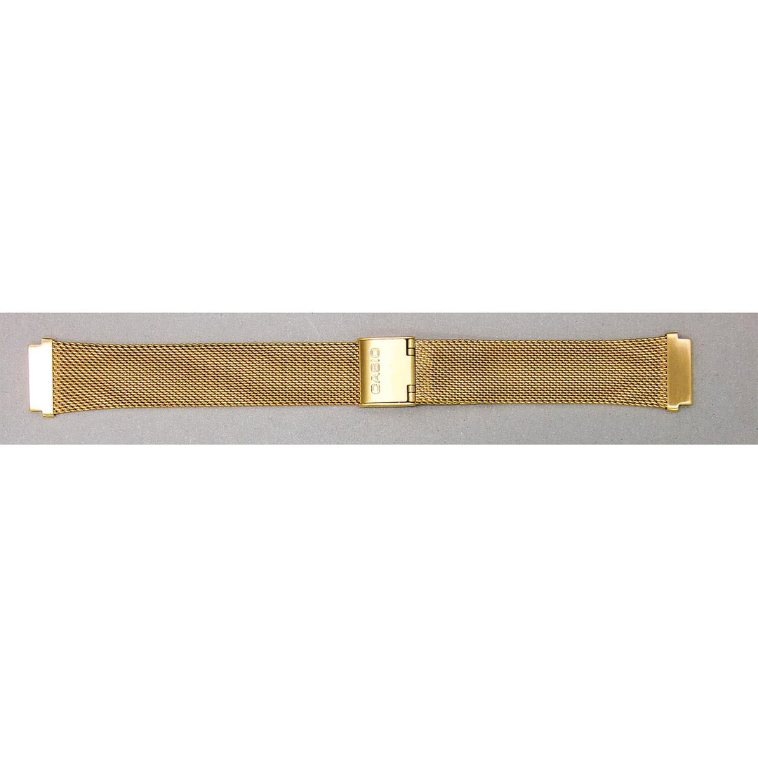 Genuine Casio replacement watch strap for A700WEMG-9A, gold colour, part number 10587153