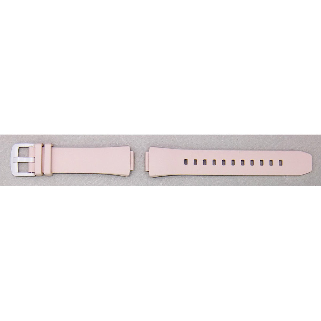 Genuine Casio replacement watch strap for BSA-B100-4A1, pink colour, part number 10590417