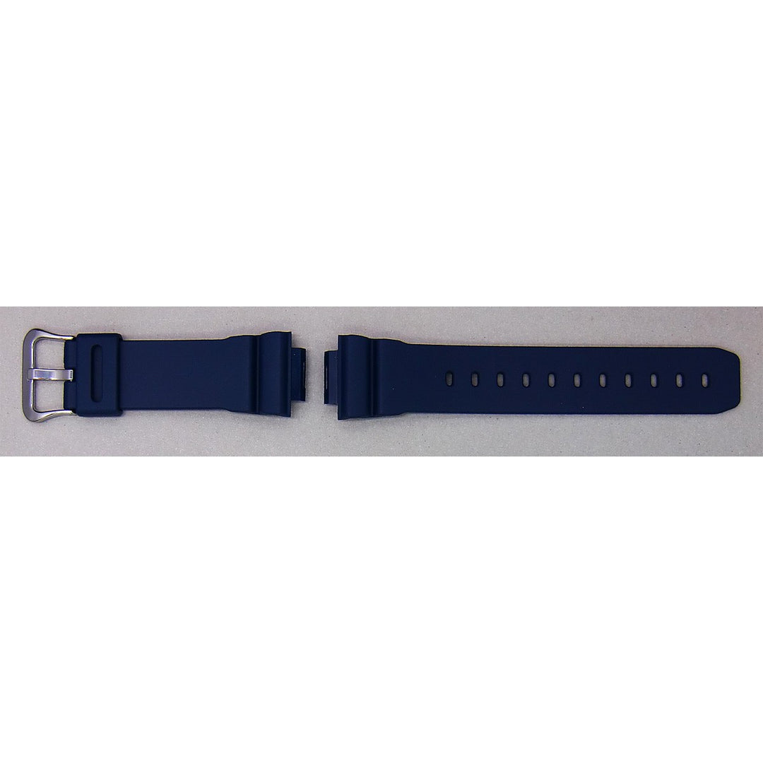 Genuine Casio replacement watch strap for DW-5600BBM-2, blue colour, part number 10590487