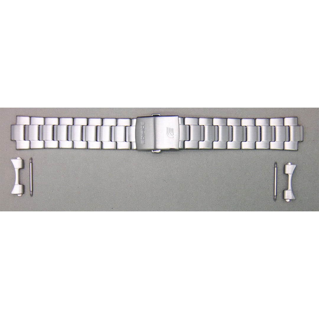 Genuine Casio replacement watch strap for EFR-S567D-2AV, silver colour, part number 10592583