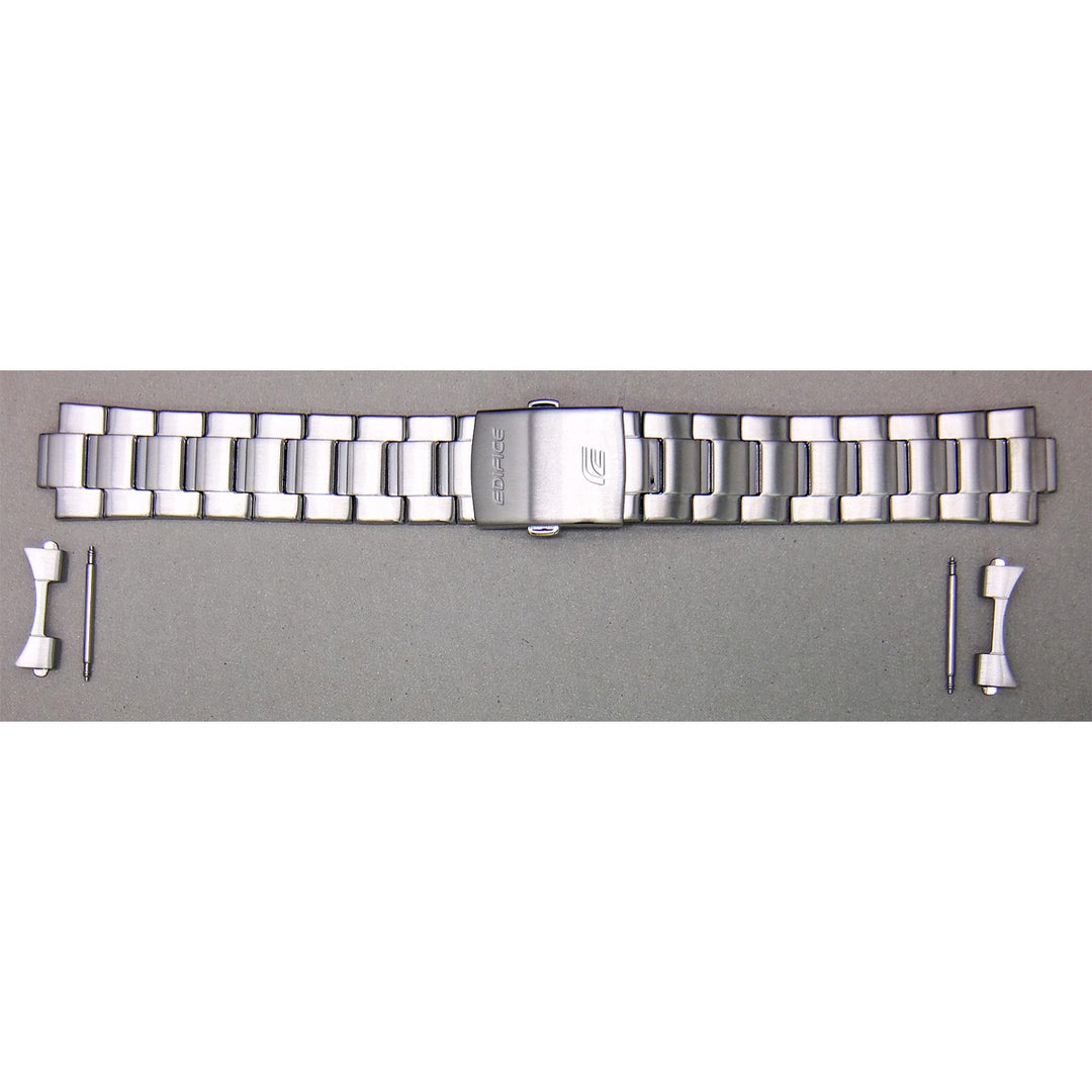 Genuine Casio replacement watch strap for EFR-S567D-1AV, silver colour, part number 10594787
